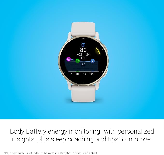 Garmin vívoactive® 5, Health & Fitness GPS Smartwatch, 42mm, Ivory