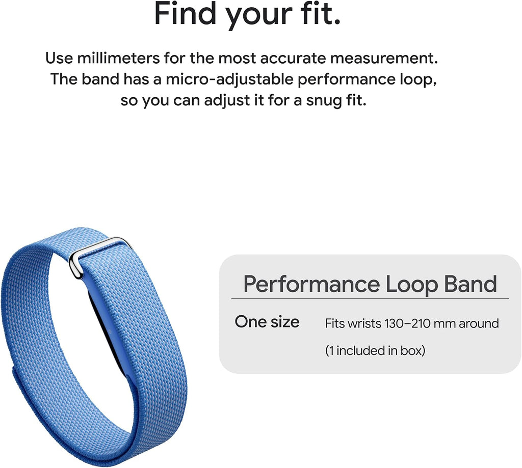 Fitbit Google Air - Screenless Activity Tracker - Lavender | Fitness, heart rate, & sleep tracking, personalized AI-powered coaching, up to 7 days’...